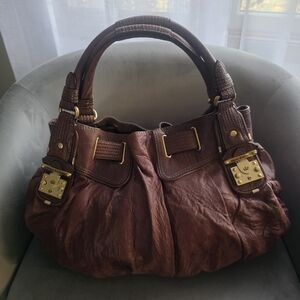 Y2K Vintage Juicy Couture Slouchy Leather Hobo Bag
